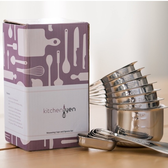 FIVE SETS of Measuring Cups & Spoons Sets (Stainless Steel) - Picture 2 of 10